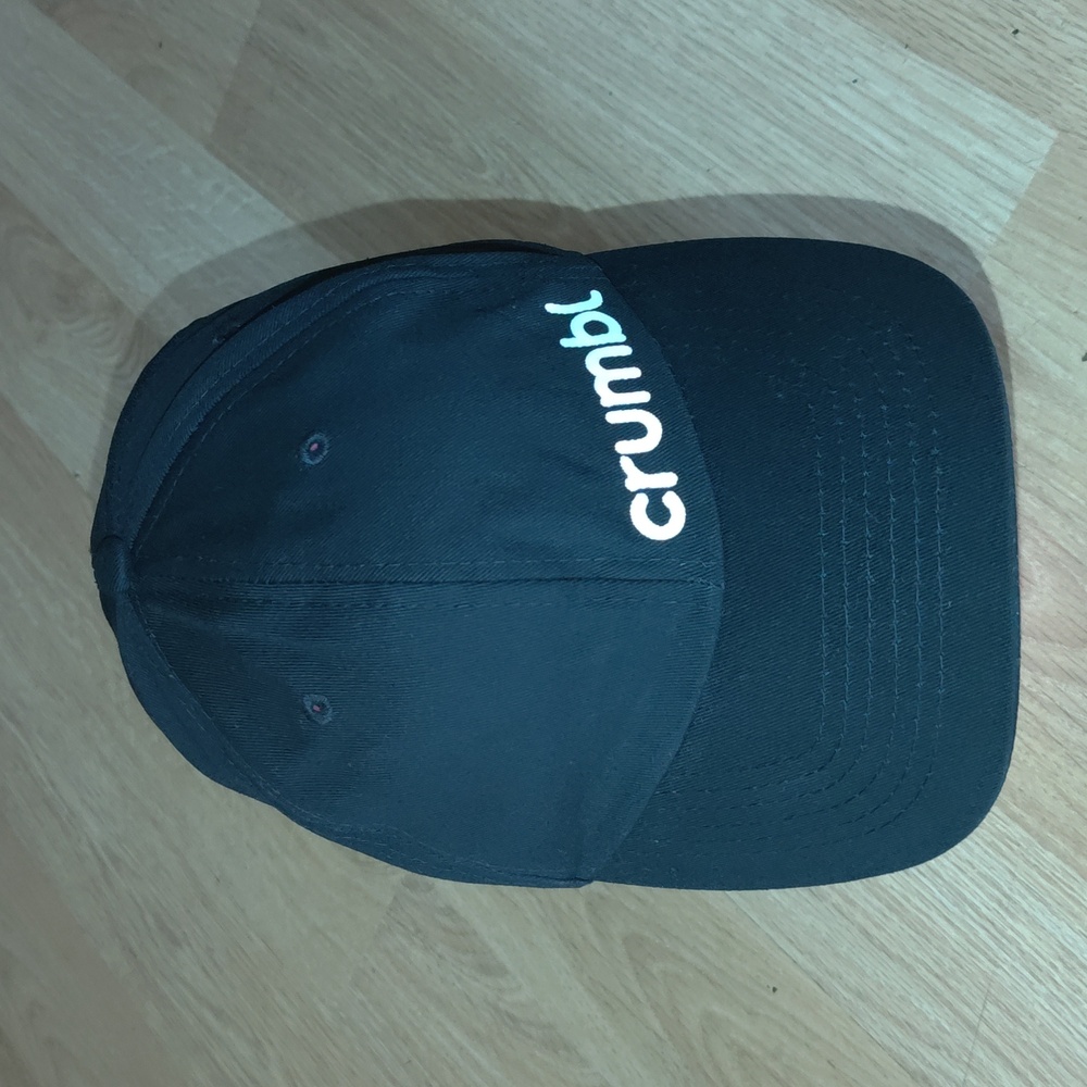 Crumbl Cookie Black Baseball Strapback Cap Hat OSFA